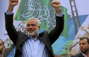 Palestinian group Hamas' top leader, Ismail Haniyeh . Social Media / WANA News Agency