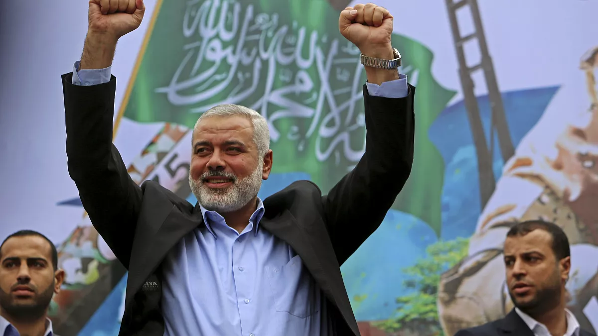 Palestinian group Hamas' top leader, Ismail Haniyeh . Social Media / WANA News Agency