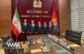 The meeting between the Ambassador of the Islamic Republic of Iran and Vietnam's Minister of Public Security