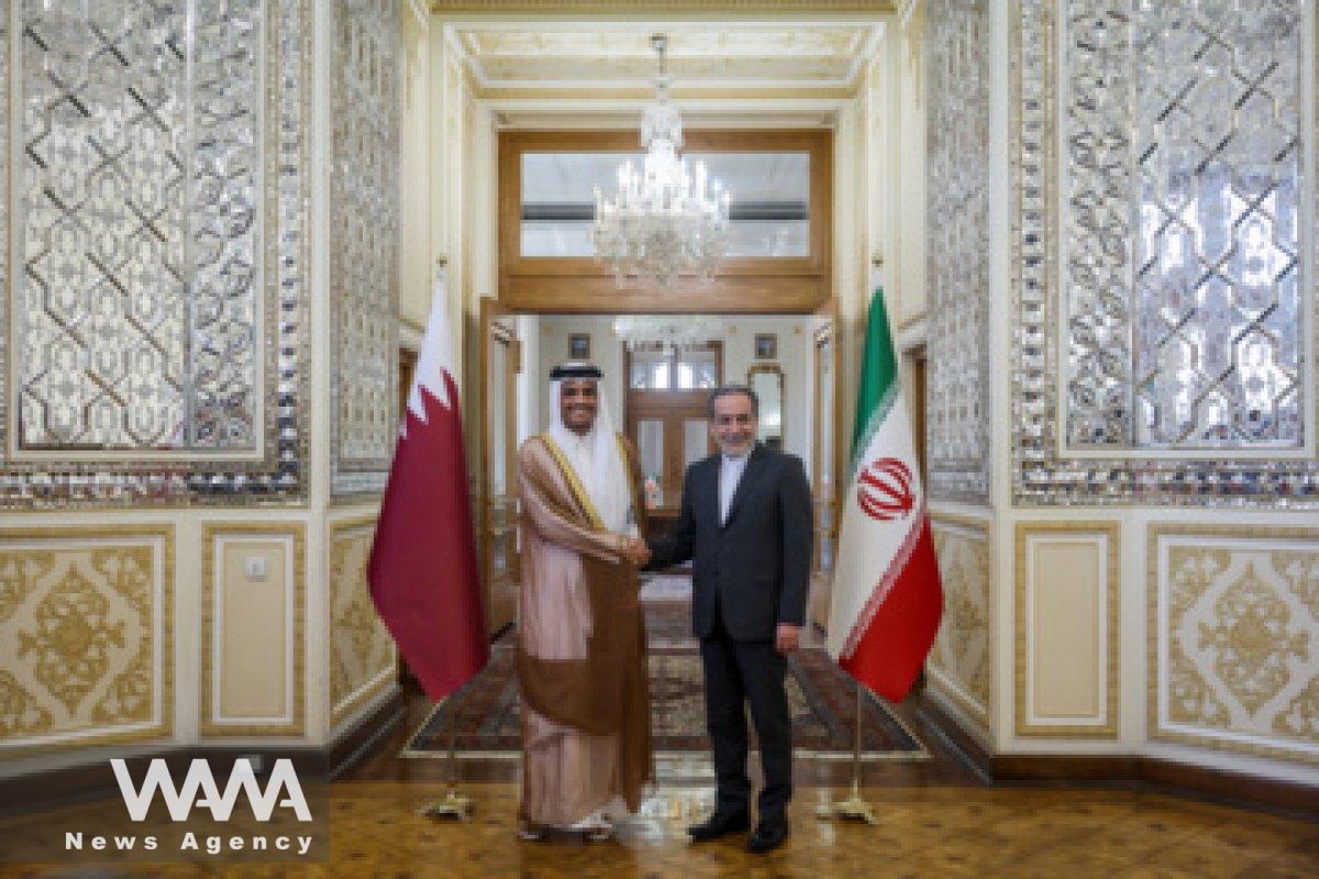 Mohammed bin Abdulrahman Al Thani, the Prime Minister and Minister of Foreign Affairs of Qatar met with Seyed Abbas Araghchi, 26 Aug 2024 / WANA News Agency