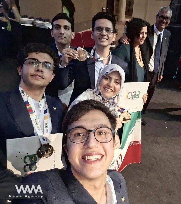  "Arvin Rasoulzadeh," "Mohammad Mahdi Keshavarzi," "Arya Fateh Kordari," and "Ali Naderi Lordjani," the representatives of Iran in the 17th International Olympiad on Astronomy and Astrophysics