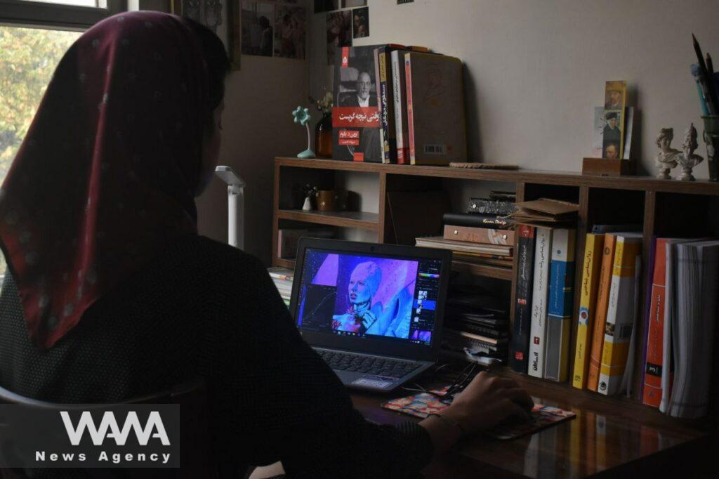 Maryam, Freelancer and graphic designer. WANA News Agency