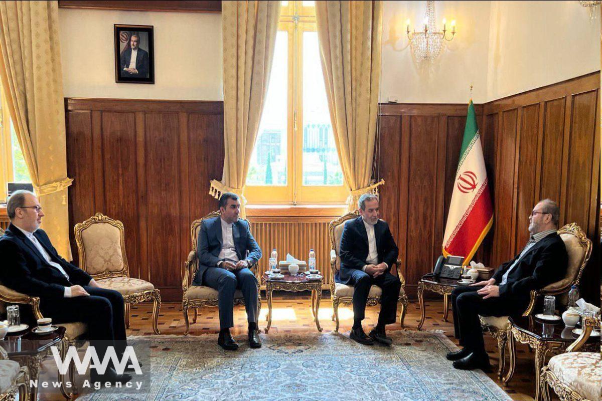 Sheikh Abdullah Safi al-Din, Hezbollah's representative in Tehran, met with Iran's Foreign Minister, Seyed Abbas Araghchi