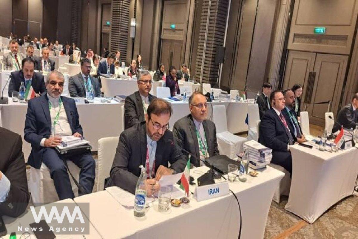 Reza Najafi, Iran's Deputy Minister for Legal and International Affairs, attending the 62nd Annual Meeting of the Asian-African Legal Consultative Organization (AALCO) in Bangkok, Thailand. September 2024