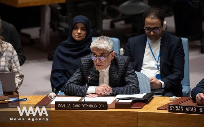 Amir Saeid Iravani, Ambassador and Permanent Representative of the Islamic Republic of Iran to the United Nations. Social Media / WANA News Agency