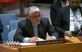 Amir Saeid Iravani, Ambassador and Permanent Representative of the Islamic Republic of Iran to the United Nations. Social Media / WANA News Agency