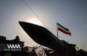 The S-200 missile system is displayed to showcase Iran's authority during the Iranian defence week, in a street