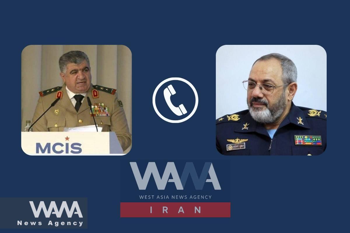 Brigadier General Aziz Nasirzadeh, the Minister of Defense and Armed Forces Logistics of Iran and General Ali Mahmoud Abbas, the Minister of Defense of the Syrian Arab Republic