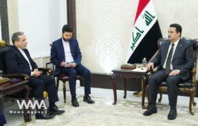 Sudani Iraq's Prime Minister in meeting with Araghchi Iran's Foreign Minister, Oct 13 2024 / WANA News Agency