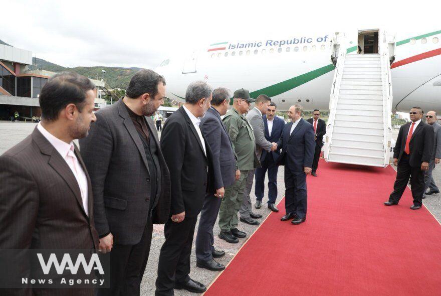 Brigadier General Amir Nasirzadeh arrived in Caracas