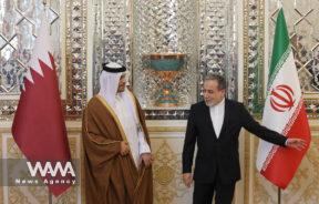 Iranian Foreign Minister Abbas Araghchi meets with Qatari Prime Minister and Foreign Minister Mohammed bin Abdulrahman Al Thani in Tehran