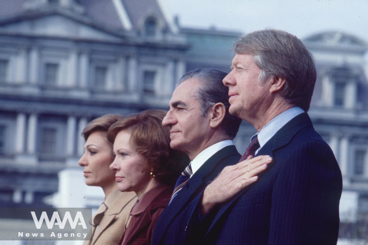 Jimmy Carter the 39th President of the United States, visiting Iran in 1977