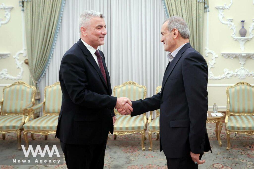 Masoud Pezeshkian, in a meeting with Mr. Ömer Bolat, Turkey’s Minister of Trade