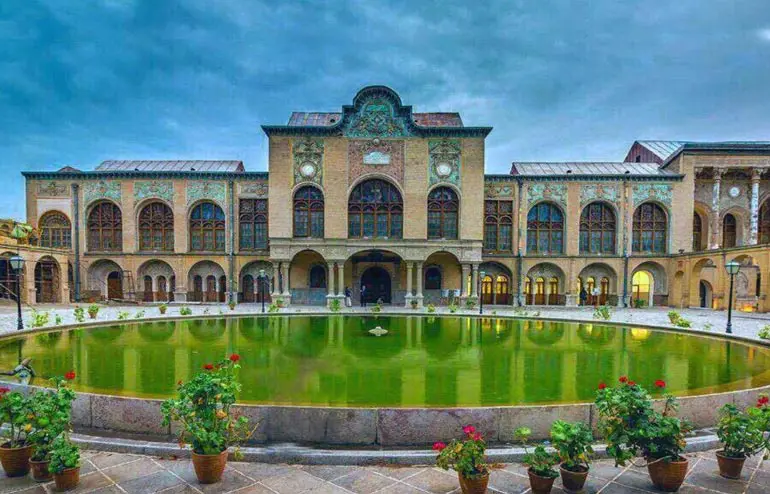 The Masoudieh Mansion, a masterpiece from the Qajar era. Tehran . Social Media / WANA News Agency