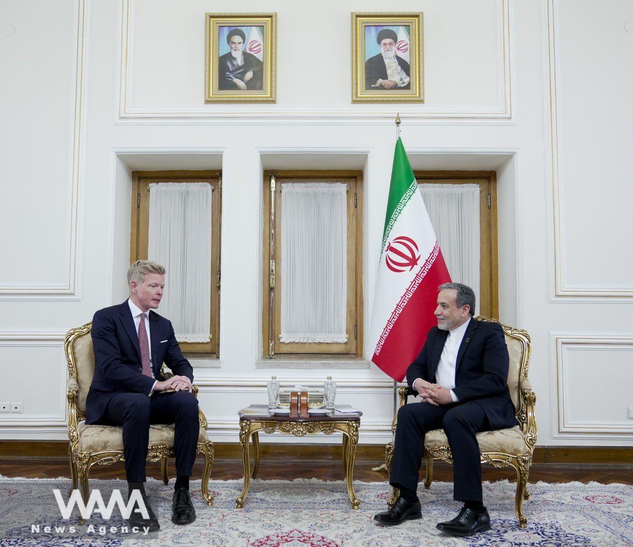 Stéphane Dujarric, the UN spokesperson meeting with Araghchi