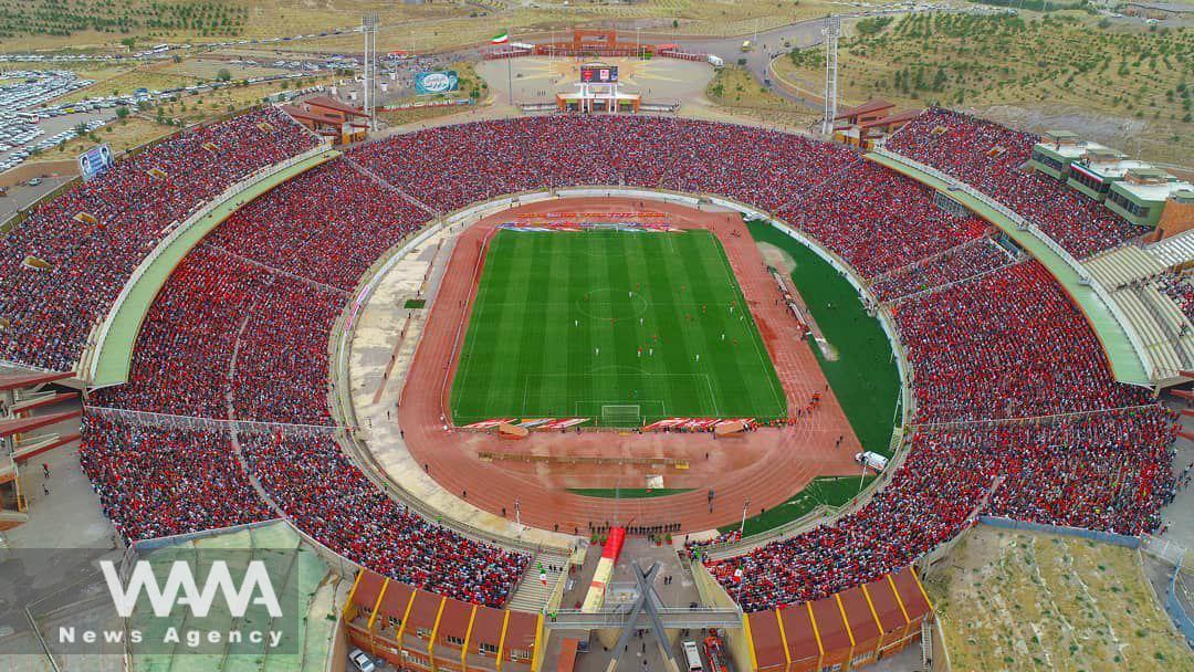 Yadegar-e Emam Stadium, Tabriz. Social Media / WANA News Agency