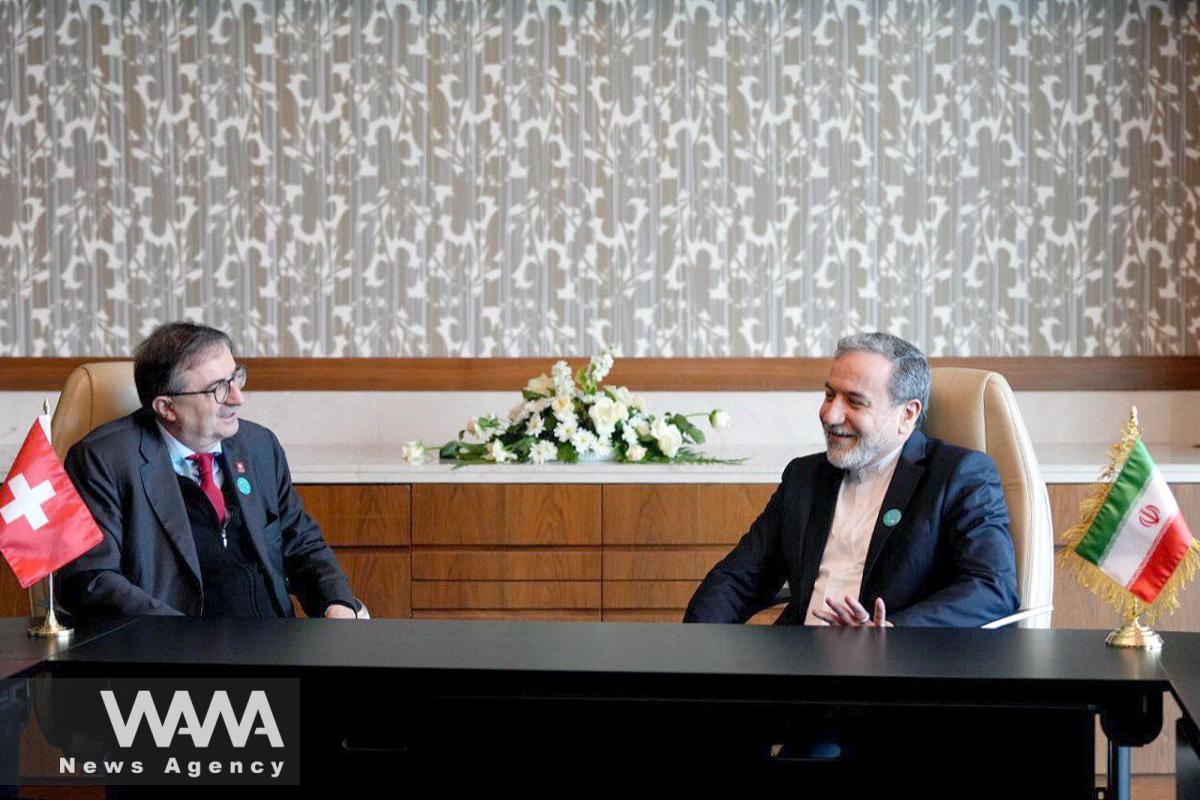 Iran’s Foreign Minister meeting with Wolfgang Amadeus Bruelhart, Switzerland’s Special Representative for the Middle East and North Africa