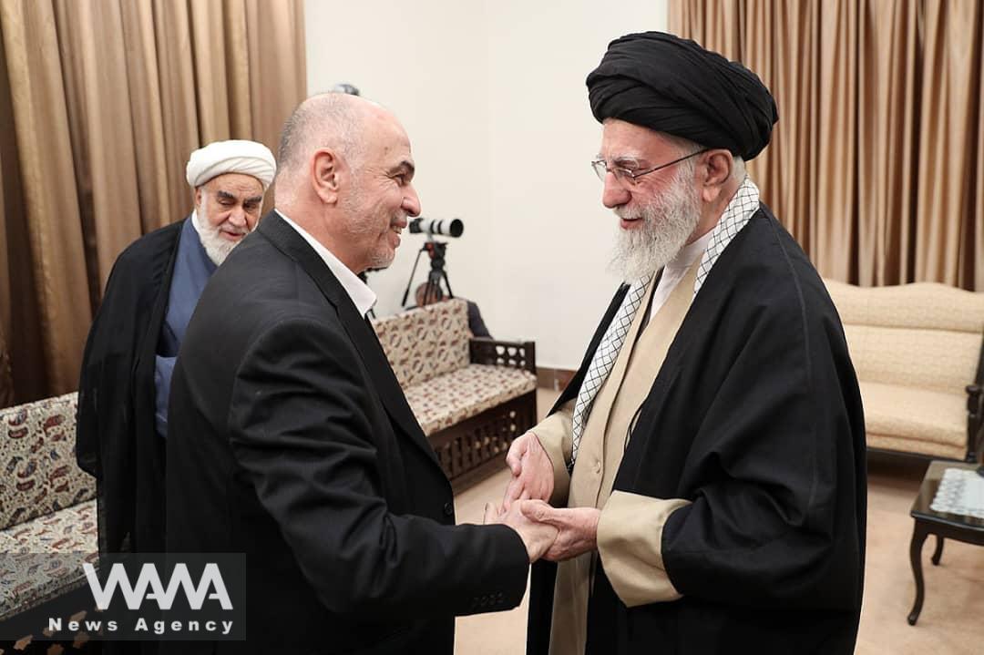 Images of the meeting between the head and members of Hamas' leadership council with the Leader of the Islamic Revolution / WANA News Agency