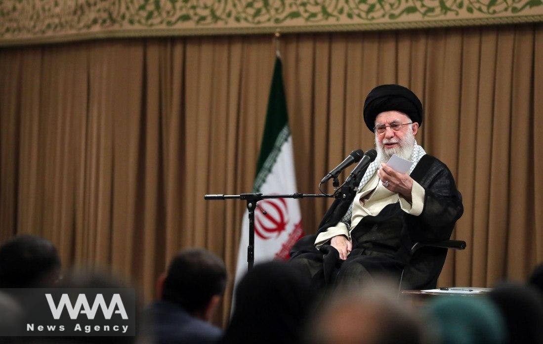 Iran’s Supreme Leader In a meeting with thousands of people / WANA News Agency