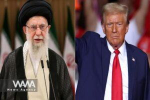 Iran’s Supreme Leader and Trump / WANA News Agency