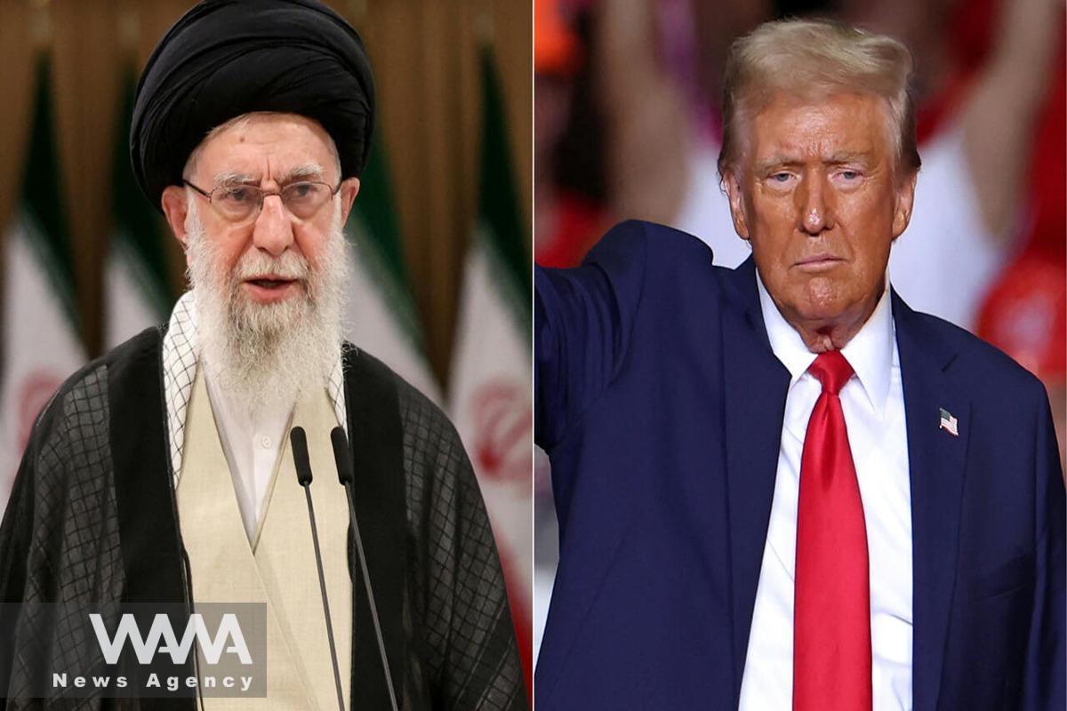 Iran’s Supreme Leader and Trump / WANA News Agency