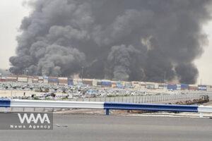Explosion at Iran’s Shahid Rajaee Port, 26th Apr 2025 / WANA News Agency