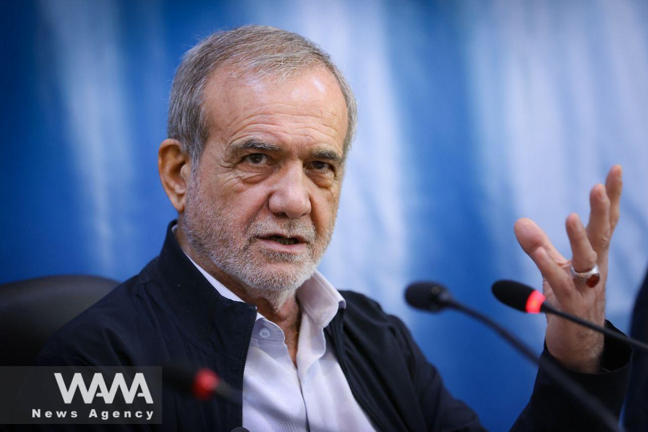 WANA - President Pezeshkian of Iran