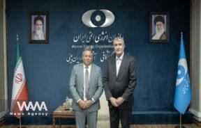meeting between Venezuela's Deputy Minister of Science and Iran’s Vice President and Head of the Atomic Energy Organization - WANA
