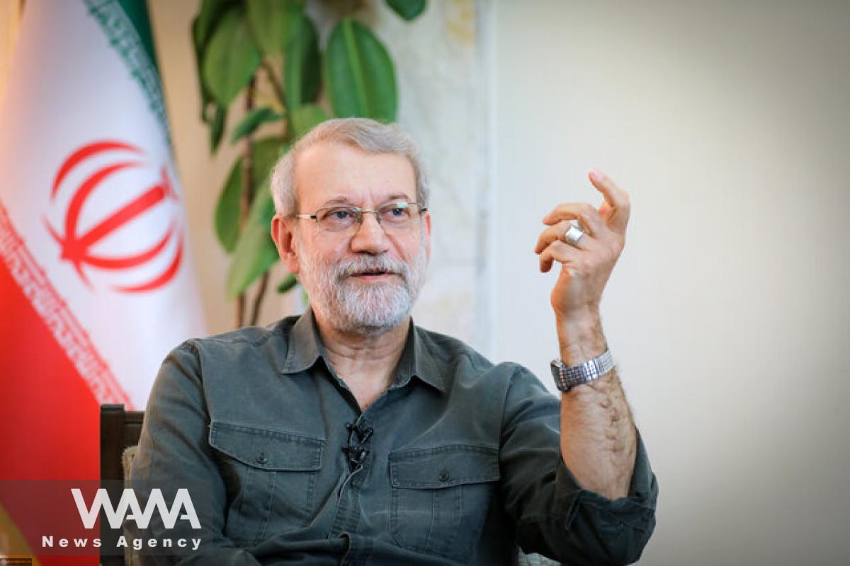 Ali Larijani, Iran’s Secretary of the Supreme National Security Council. Social Media / WANA News Agency