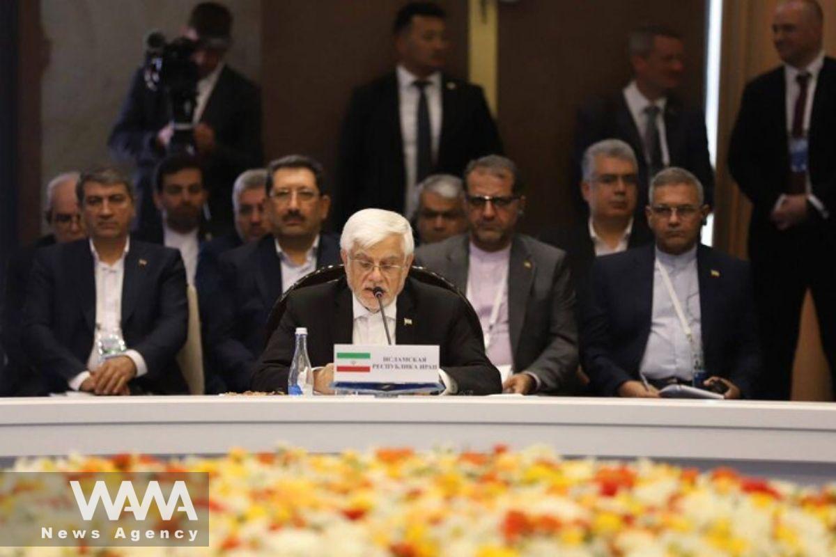 at the Eurasian Economic Union (EAEU) Prime Ministers’ meeting in Cholpon-Ata, Kyrgyzstan. Social media/ WANA News Agency