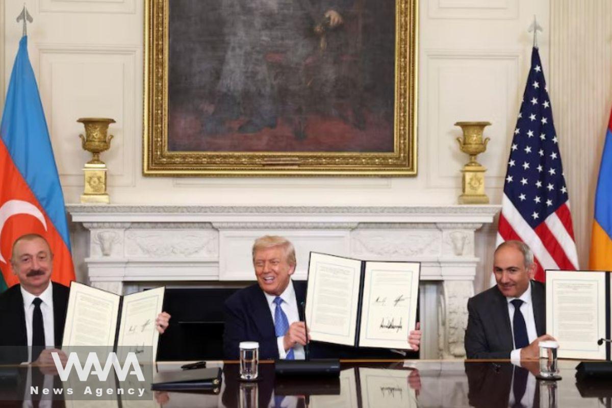 Armenia, Azerbaijan sign peace deal. Social media/ WANA News Agency