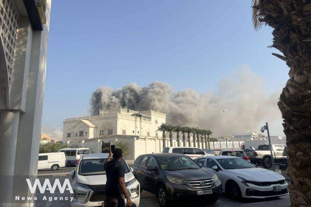 Israel Strikes Hamas Leaders’ Meeting in Doha. Social media / WANA News Agency