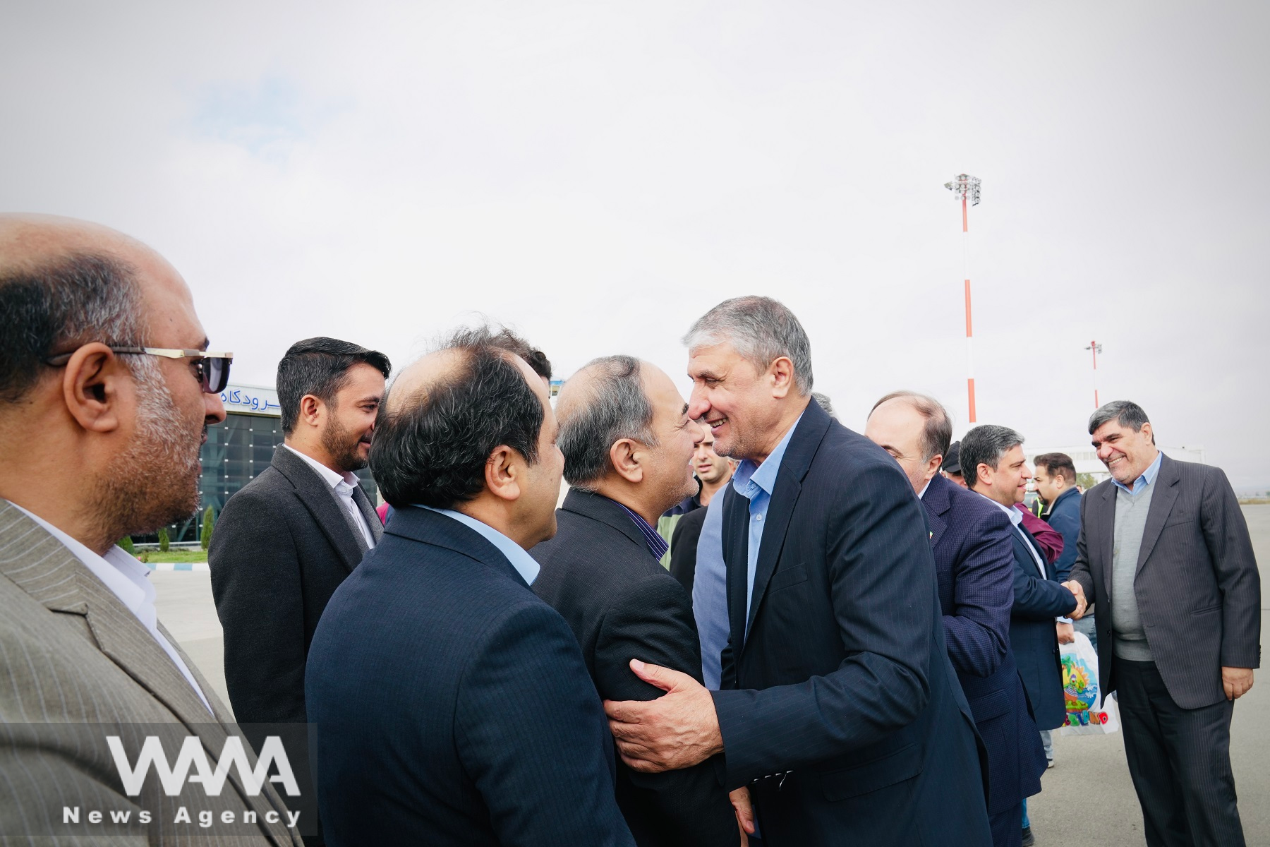 سفر محمد اسلامی به اردبیل برای افتتاح و راه اندازی مرکز پرتودهی شمال غرب ایران. 18 اکتبر 2025. رسانه های اجتماعی / خبرگزاری WANA
