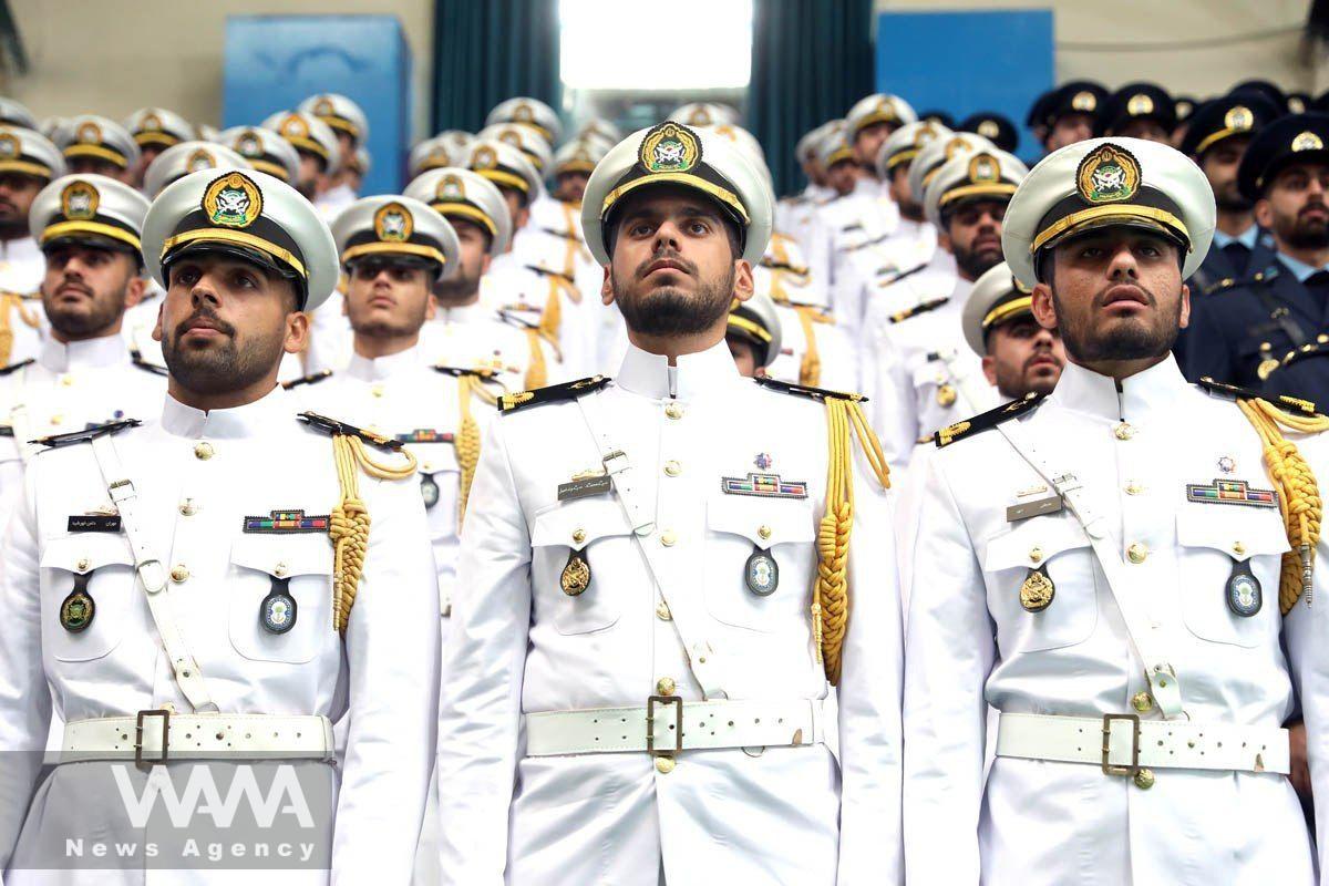 Graduation Ceremony of Army Officer University Students on October 20, 2025. Social media/ WANA News Agency