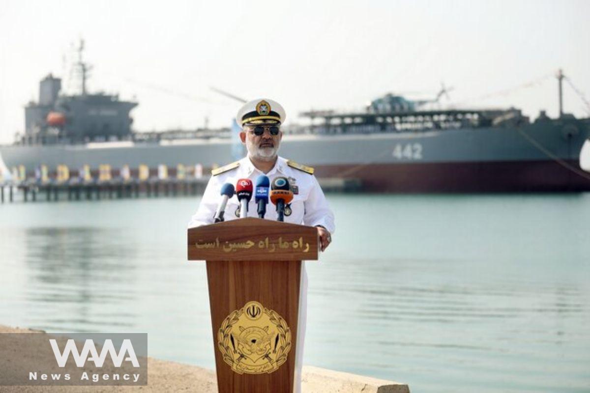 Rear Admiral Shahram Irani, commander of the Islamic Republic of Iran Navy