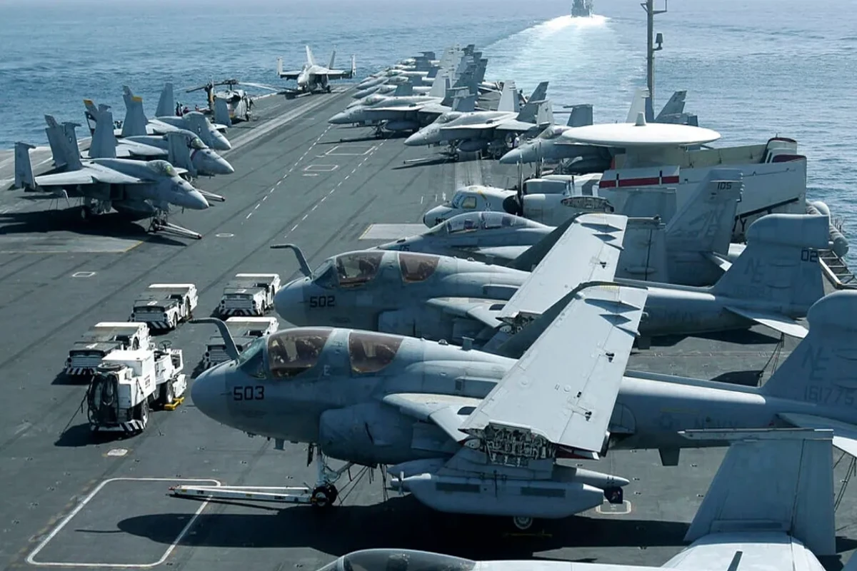 USS Abraham Lincoln. Social media /WANA News Agency